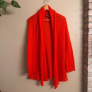 WOODEN SHIPS Wool Open Cardigan Sweater